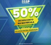 50% de desconto na BSSP Centro Educacional – Parceria SICONTIBA